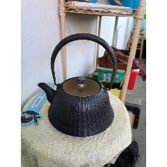 龍文堂金寿系明治老铁壶_日本铁壶/铁壶_广岛之恋【7788旧书网】