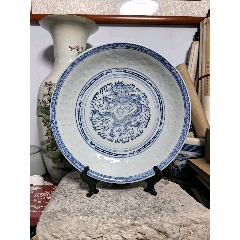 HB1242清中期缠枝莲青花茶碗_青花瓷_喜堂古玩收藏【7788旧书网】