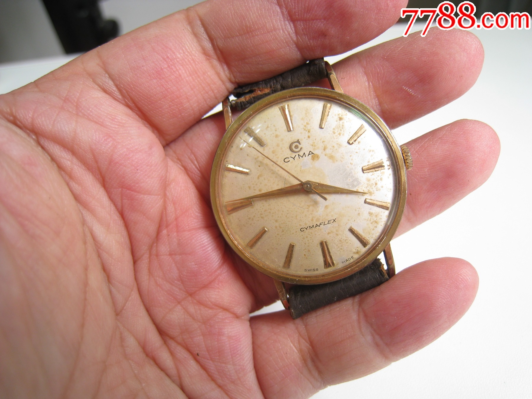 西馬外跨輪459包金瑞士表【手動(dòng)機(jī)械】男_價(jià)格360元_第3張_