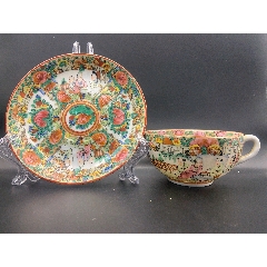 中国美術 粉彩 細密 花鳥紋 蓋物 乾隆年製 金彩 書(K-A384) 中国美術