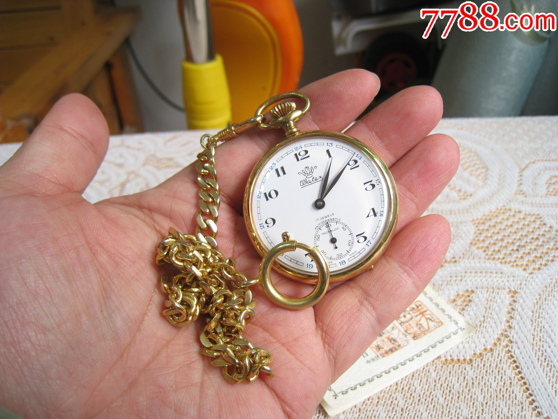 瓦特6497包金瑞士懷表【手動機械】男好品_價格360元_第6張_