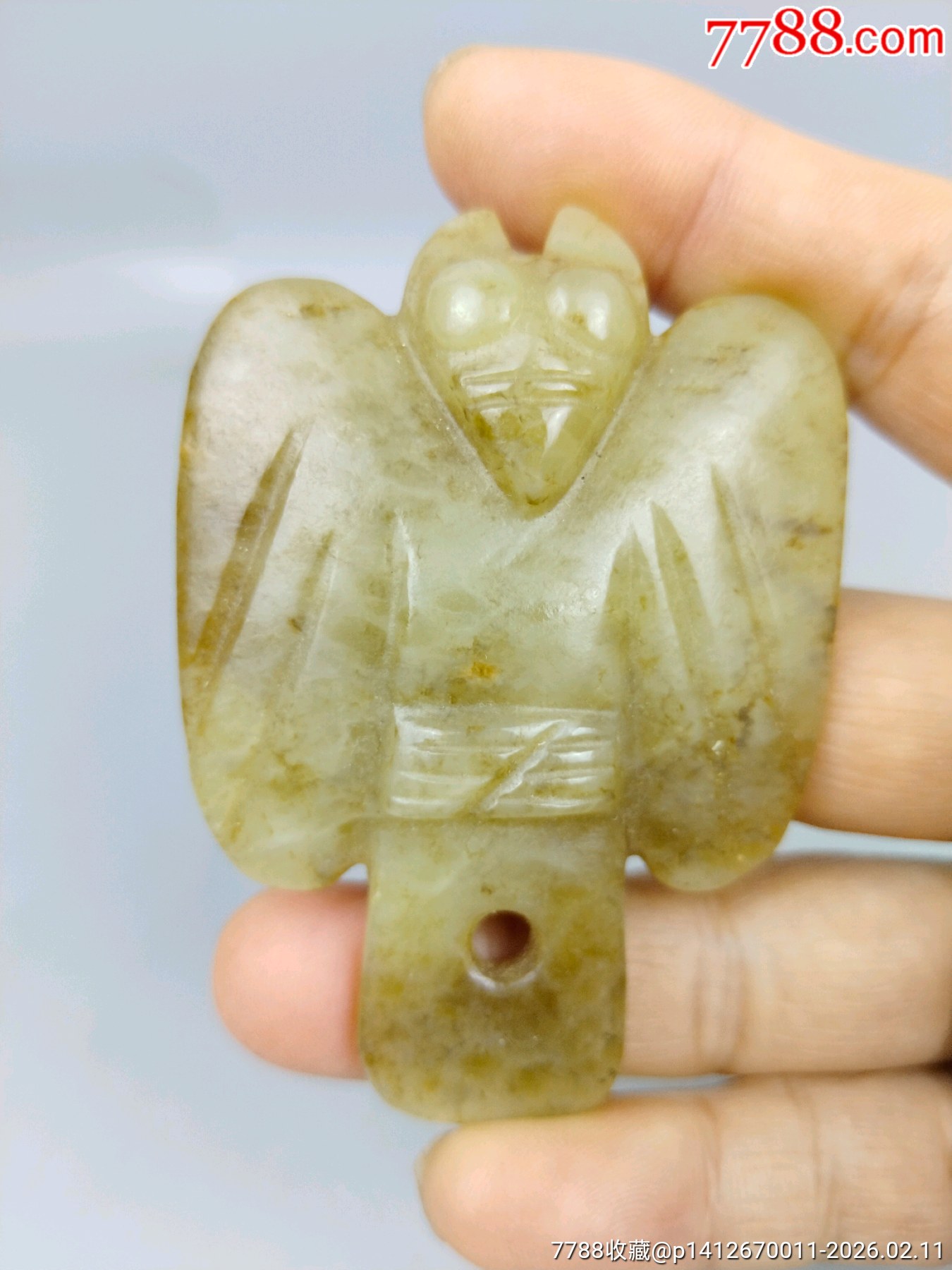 老玉器，和田玉玉梟_價(jià)格239元_第2張_7788商城__七七八八商品交易平臺(tái)(7788.com)