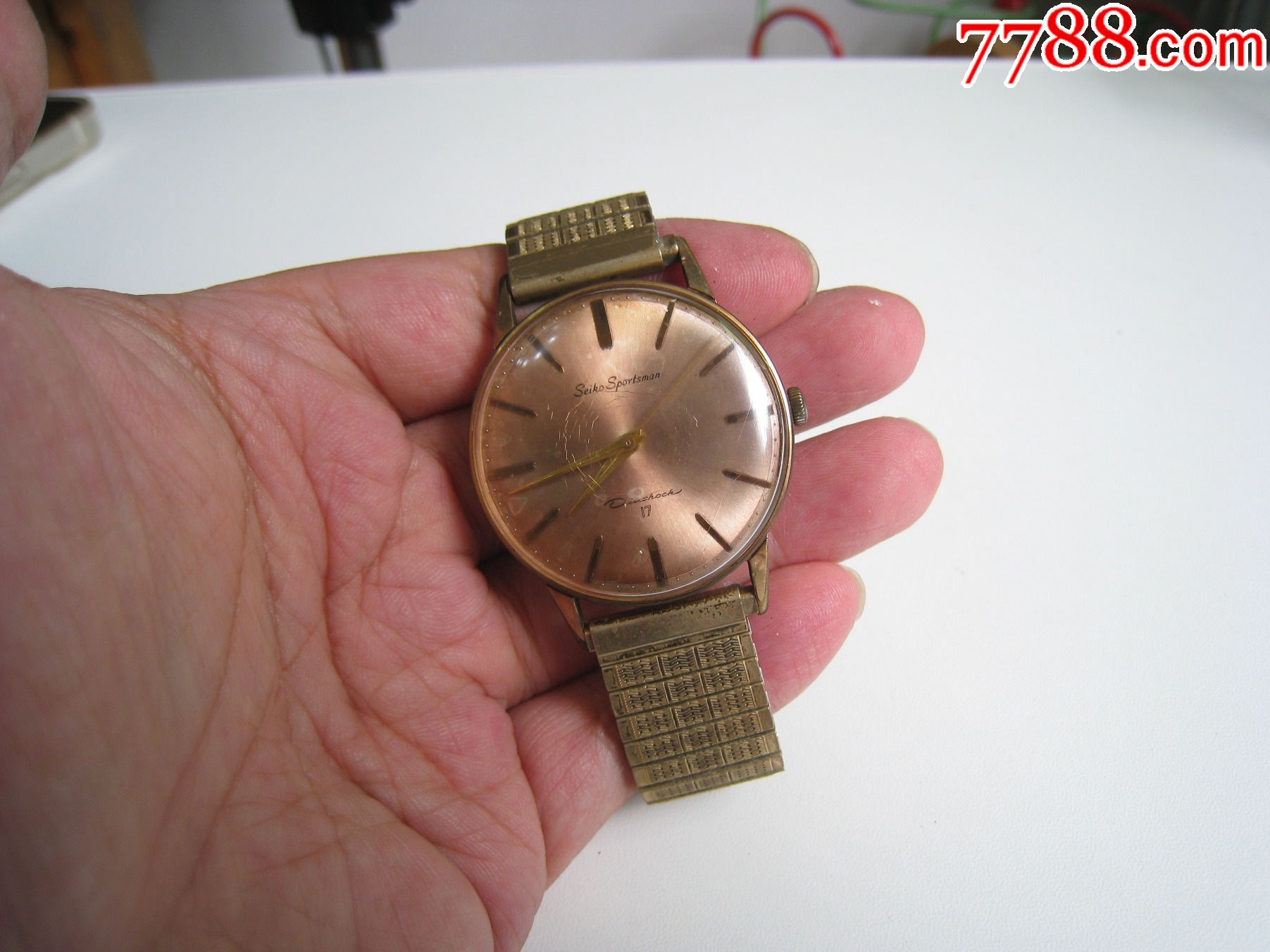 精工17鉆包金日本表【手動機械】男_價格210元_第3張_