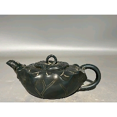 6号江建祥紫砂壶一套20x11cm_紫砂壶_古玩珍藏店【7788旧书网】