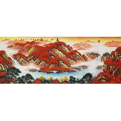 吴石仙山水画清代老字画_山水国画原作_臻品斋古玩【7788红宝书】
