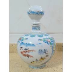 清乾隆珐琅彩描金缠枝花卉蒜头瓶_旧瓷器_先诚后信【7788红宝书】