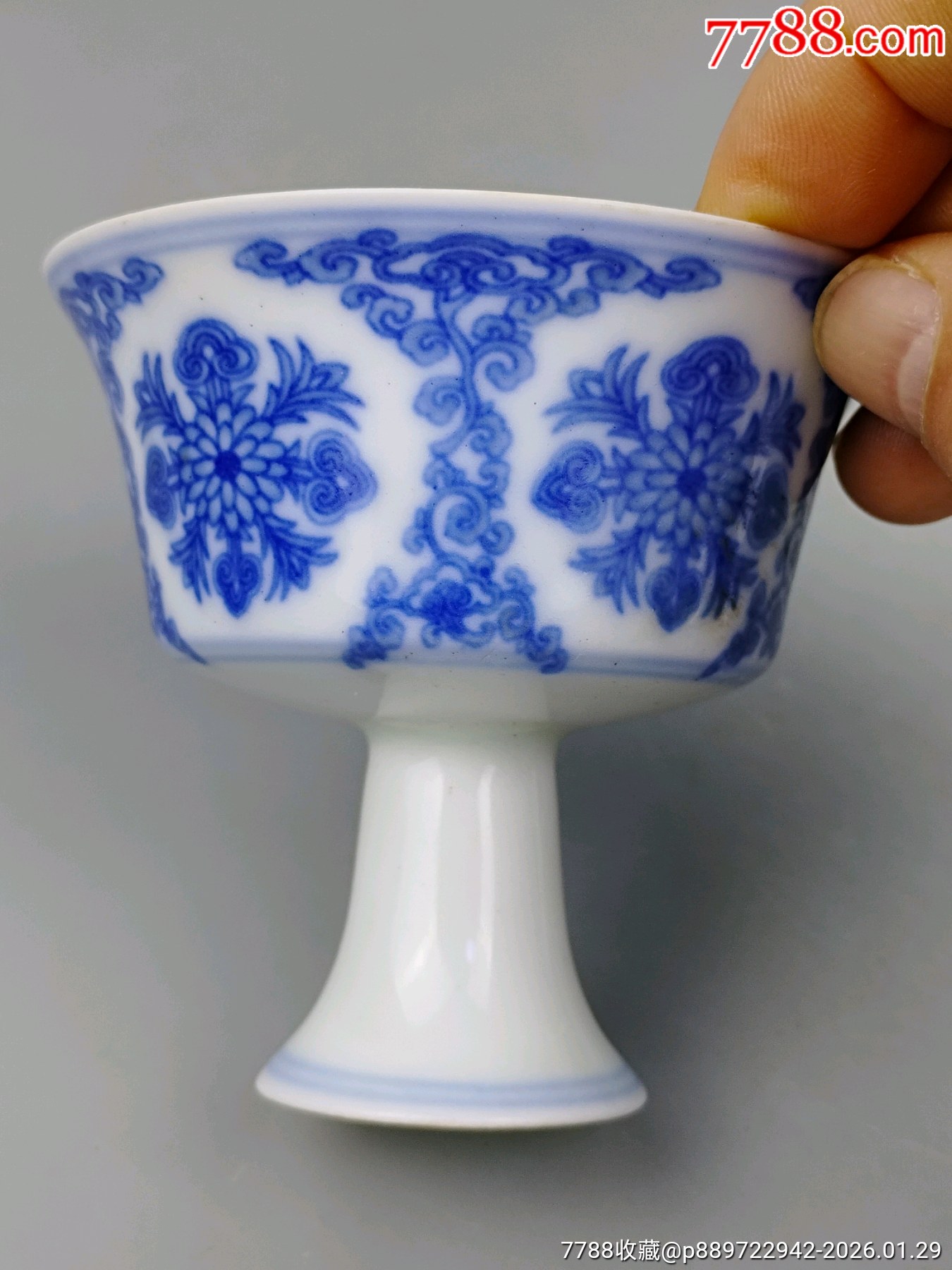 成化瓷器青花高足杯，_價(jià)格169元_第4張_7788商城__七七八八商品交易平臺(tái)(7788.com)