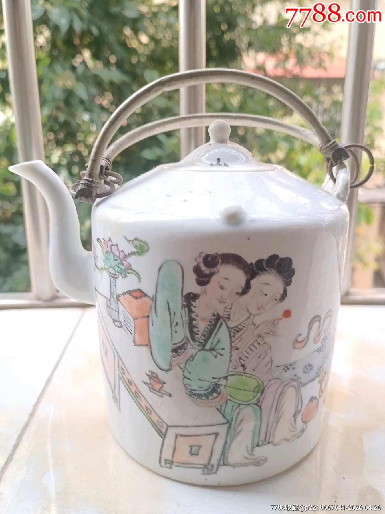 晚清二嬌手執(zhí)壺_價格660元_第1張_7788商城__七七八八商品交易平臺(7788.com)