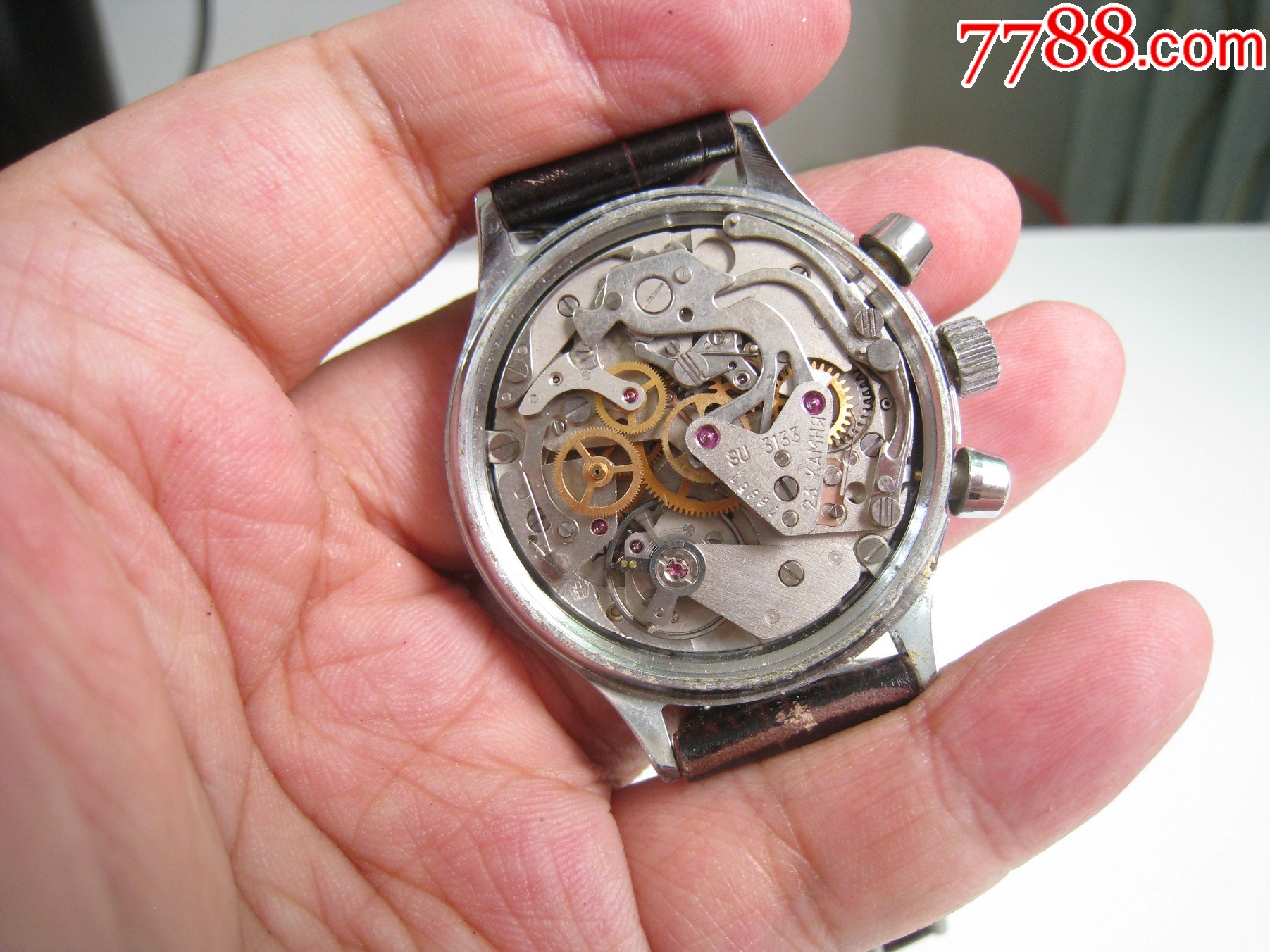 飛行員3133復(fù)雜計(jì)時(shí)碼表前蘇聯(lián)表【手動(dòng)機(jī)械】男好品機(jī)芯漂亮_價(jià)格979元_第16張_