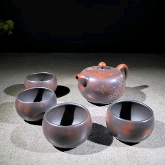 七十年代荆溪惠孟臣制紫砂水平壶_紫砂壶_丁一晚清民国瓷杂店【7788旧书网】