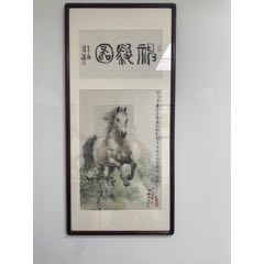 李源海，中国台湾籍岭南画派杨善深弟子《昙花图》国画书法古玩字画
