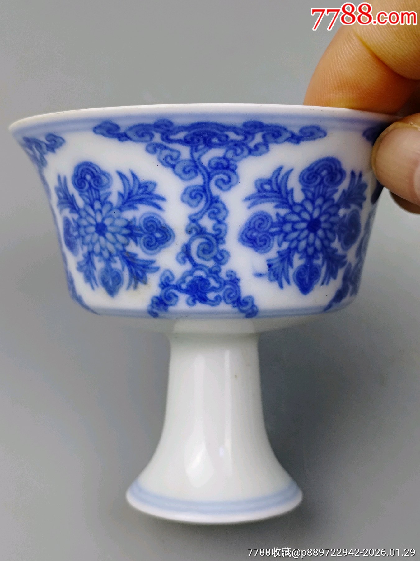 成化瓷器青花高足杯，_價(jià)格169元_第6張_7788商城__七七八八商品交易平臺(tái)(7788.com)