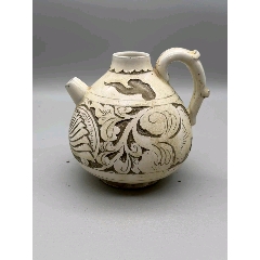 古玩老货刻瓷水滴-单色白瓷-7788期刊网