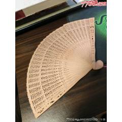 日本折扇昭和时期京都十松屋福井谨制武士扇御舞扇_其他扇子_老弄堂