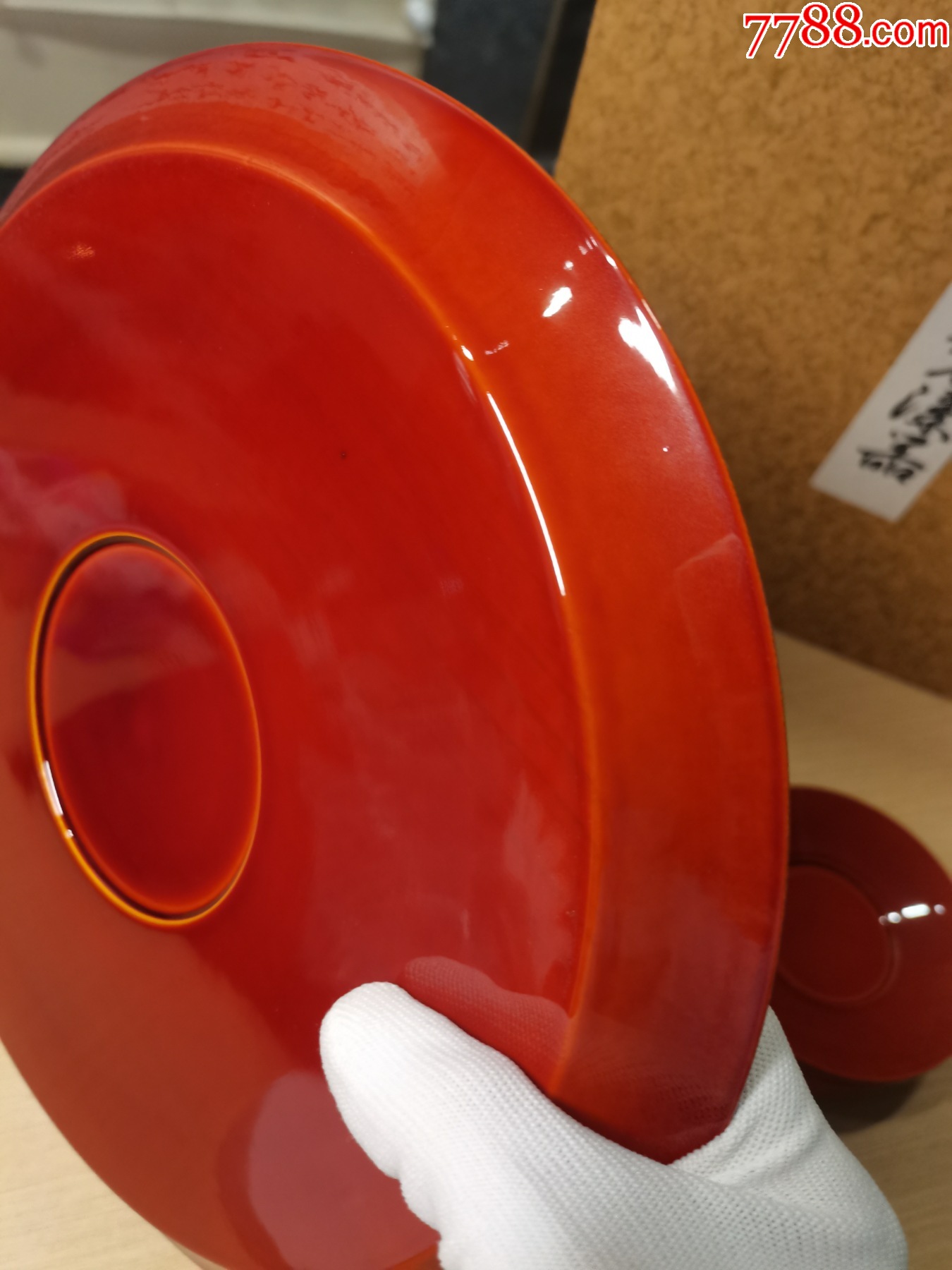 回流木胎赤紅大漆茶具一套（全新全品帶原盒）_價格168元_第8張_7788商城__七七八八商品交易平臺(7788.com)