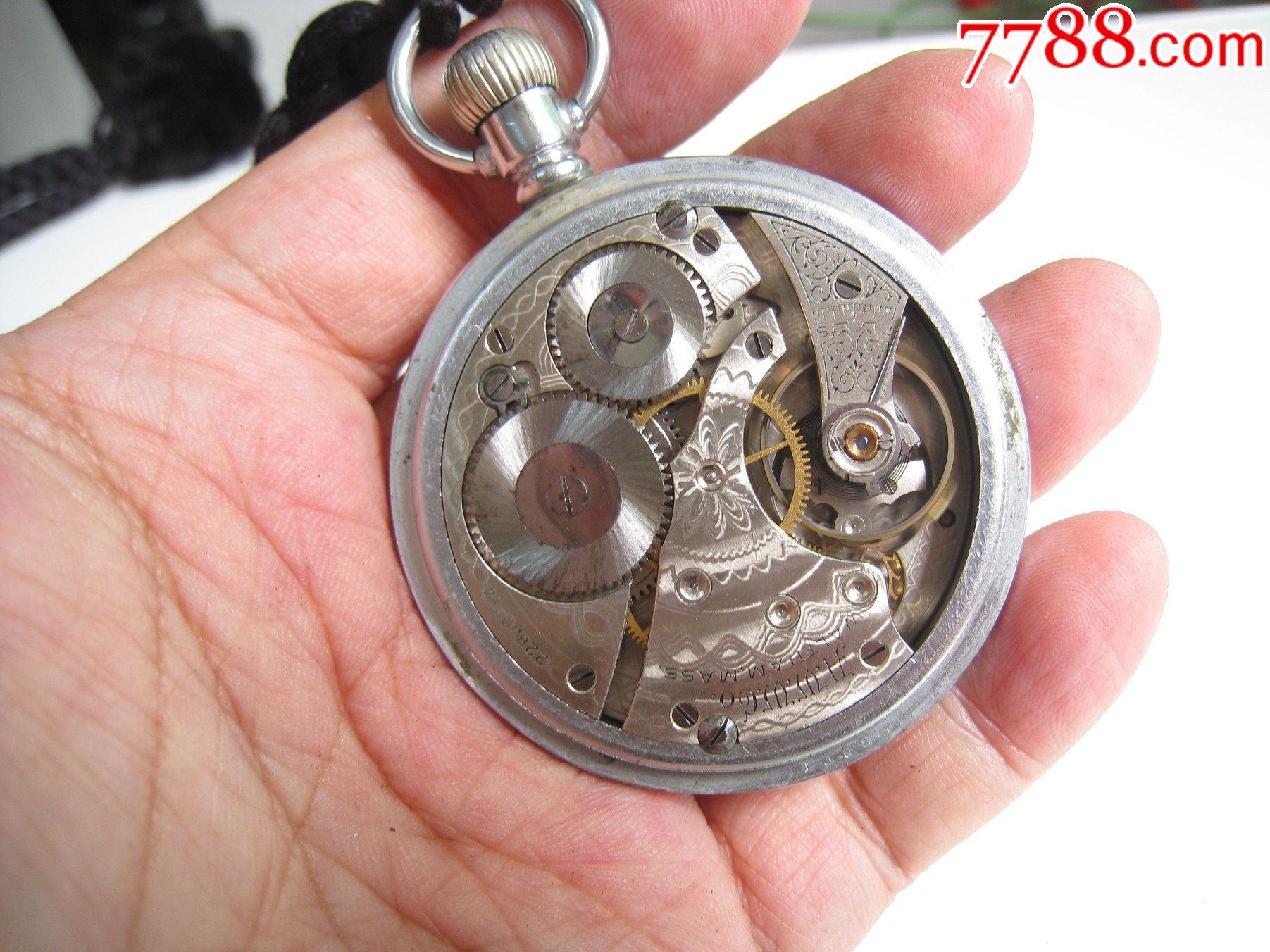 華生瓷面瑞士懷表【手動機(jī)械】男好品超大號_價(jià)格310元_第11張_