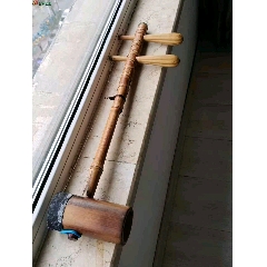 黄花梨老乐器???囚牛??蟒皮二胡』清代，黄花梨琴筒/铁力琴杆/黄杨琴轴