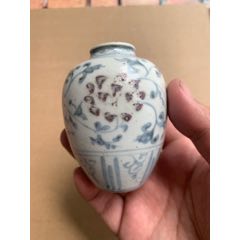 古玩瓷器江西瓷业公司民国八年梅花水洗水盂文房器_青花瓷_新汇创亿商行