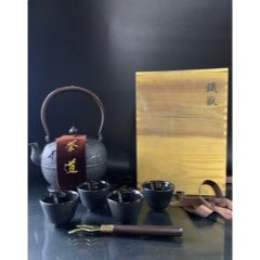 乡下收日本回流茶水壶炉一套_日本铁壶/铁壶_盛世古玩古典家具店【7788