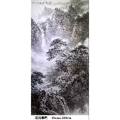 吴冠中】精品国画《江南风光》一幅，带出版物，原装旧裱，立轴，画芯