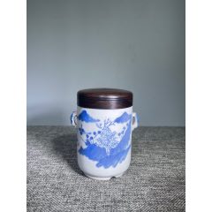 清中期.青花.花卉.镂空.水仙盆.瓷器_青花瓷_吾铭居【7788红宝书】