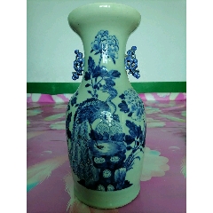 清中期嘉庆道光，青花过墙梅，青花酒杯，青花茶杯，口沿直径6.8公分