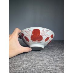 中国景德镇567瓷文*时期70年代创汇出口立新瓷厂粉彩万寿无疆壶承盘老