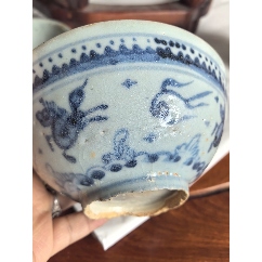 明崇祯青花人物故事花觚_青花瓷_邮来邮往【7788旧书网】