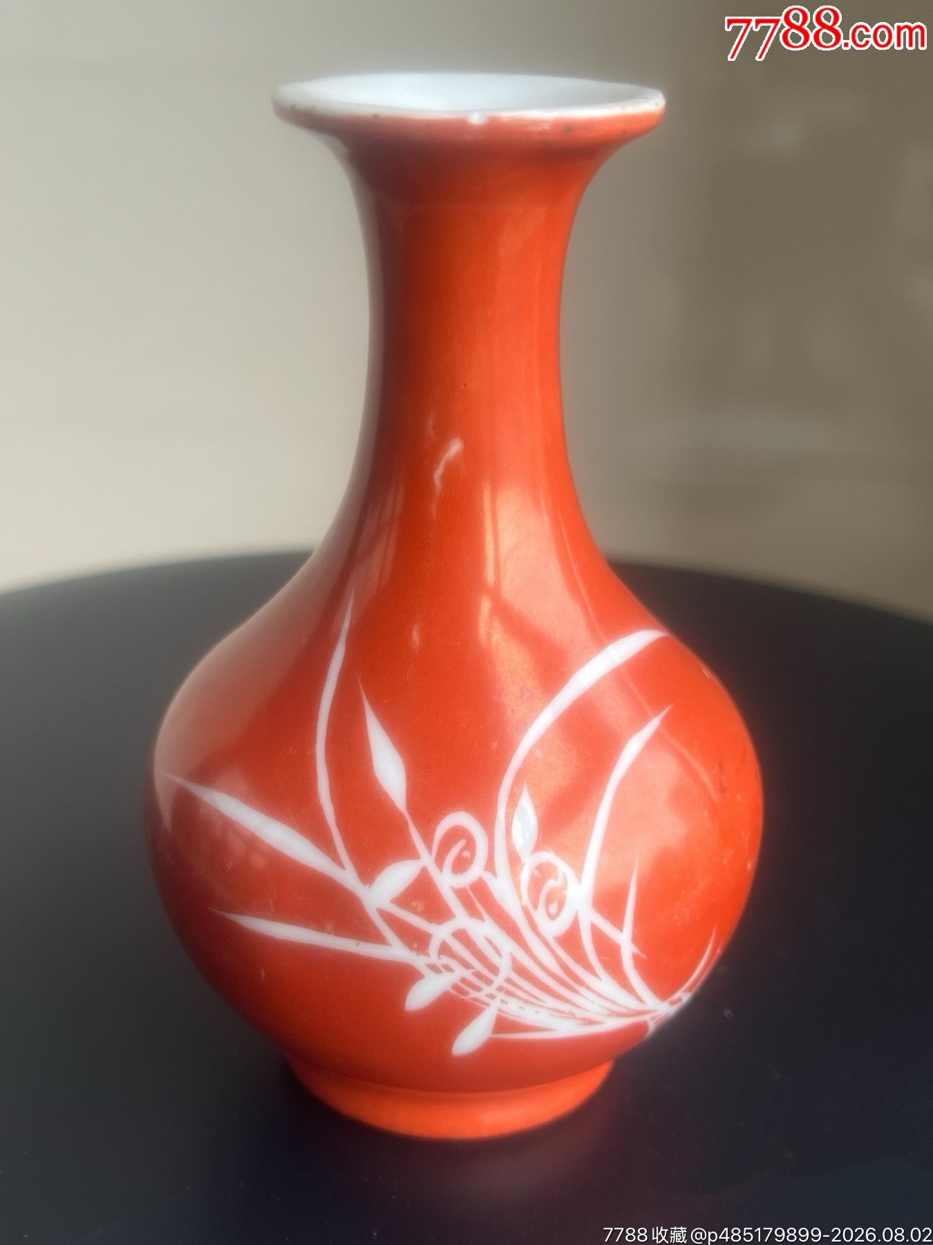 陶器 中国美術　台灣懷舊早期【天命百壽】珊瑚紅 31cm花瓶 陶器 中国美術 台灣懷舊早期【天命百壽】珊瑚紅 31cm花瓶 陶器中國美術