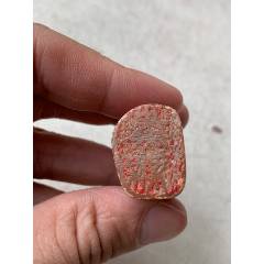 邓石如款龙钮纯净芙蓉石闲章老印章名家古旧文房篆刻收藏_寿山石印_小毕