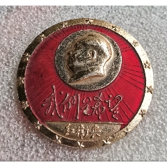 我們是希望.紅＊兵.中國紅＊兵萬歲.廣州八中.（注磨損）鋁J391