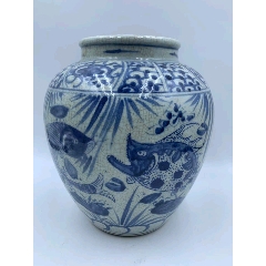 清代乾隆“大清乾隆年制”本朝款青花缠枝莲盘_青花瓷_圆缘源【7788旧书网】