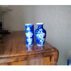 康熙山水瓶_青花瓷_古韵茶香【7788旧书网】