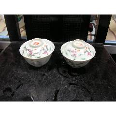 景德镇釉上彩/粉彩/仕女游园瓶_旧瓷器_怀旧时光古玩店【7788红宝书】