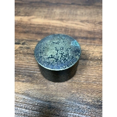 民国，北京福庆祥诗文铜墨盒。128_墨盒/墨床_居宝斋【7788旧书网】