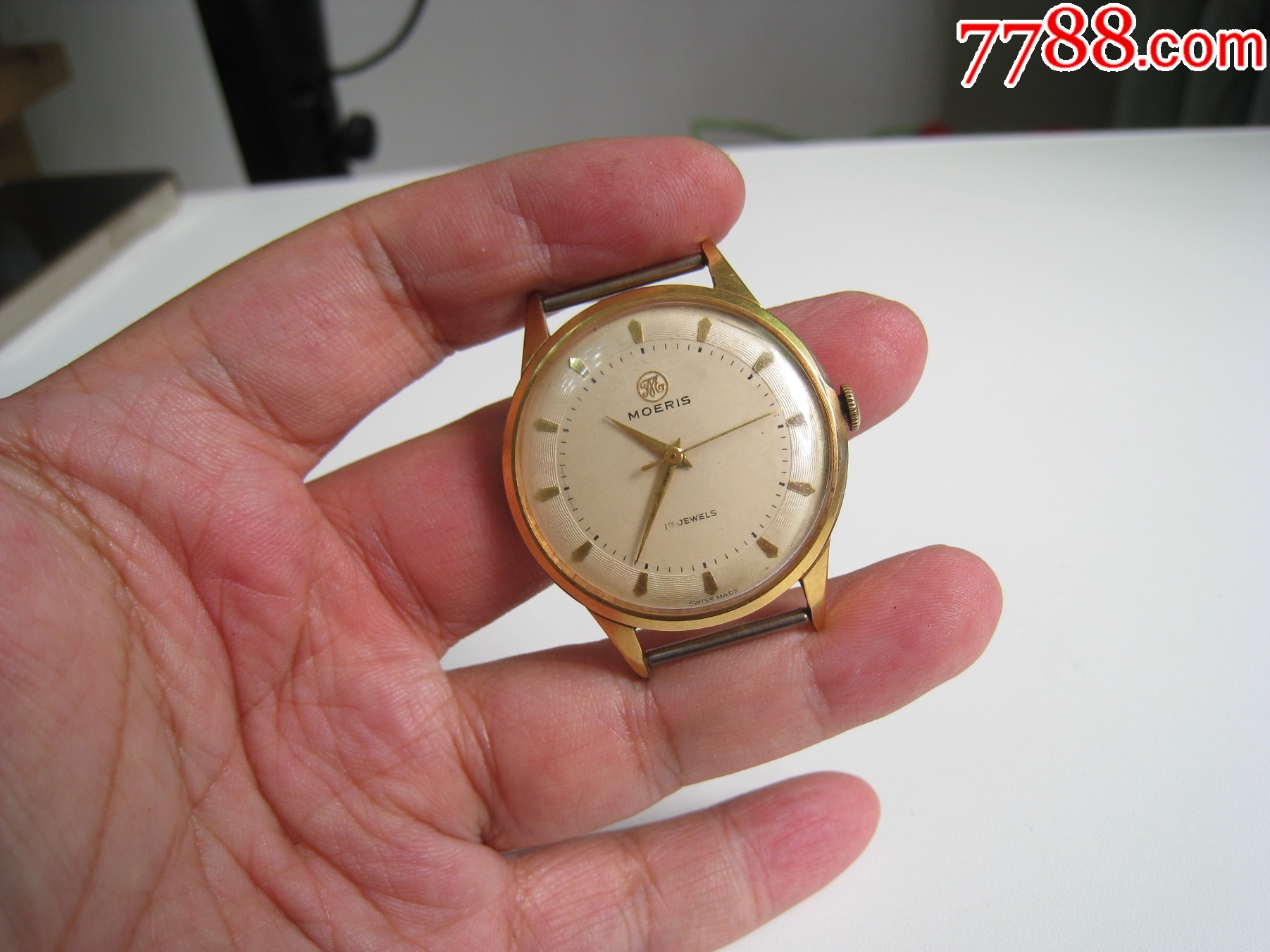 莫里斯17鉆全包金瑞士表【手動(dòng)機(jī)械】男_價(jià)格360元_第1張_