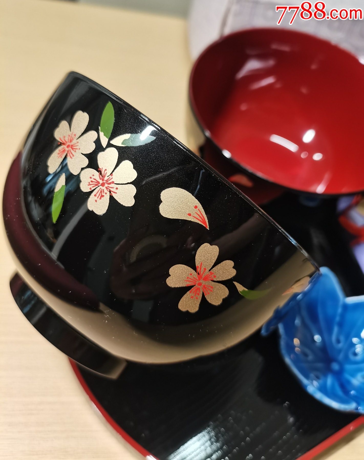 回流輪島涂樹脂漆器食具套裝（9件套，全新全品）_價格98元_第10張_7788商城__七七八八商品交易平臺(7788.com)
