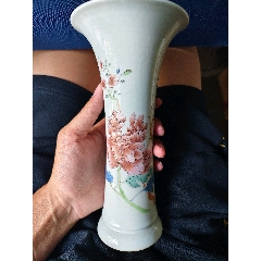 晚清同治粉彩贡盘清粉彩瓷器_旧瓷器_九龙盛世收藏【7788旧书网】
