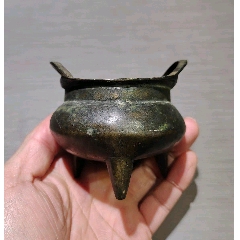 清代刻龙纹香炉-铜炉-7788红宝书