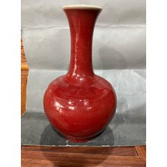清晚民国均窑小花瓶，_红釉瓷_陕北古玩【7788旧书网】
