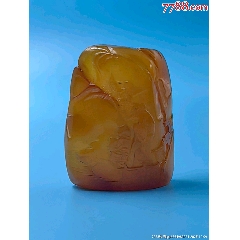 寿山黄皮田黄石-寿山石-7788红宝书