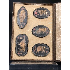 胡开文“苍珮室主人仿古”款的神仙人物图案墨4块_墨_存仁斋【7788收藏】