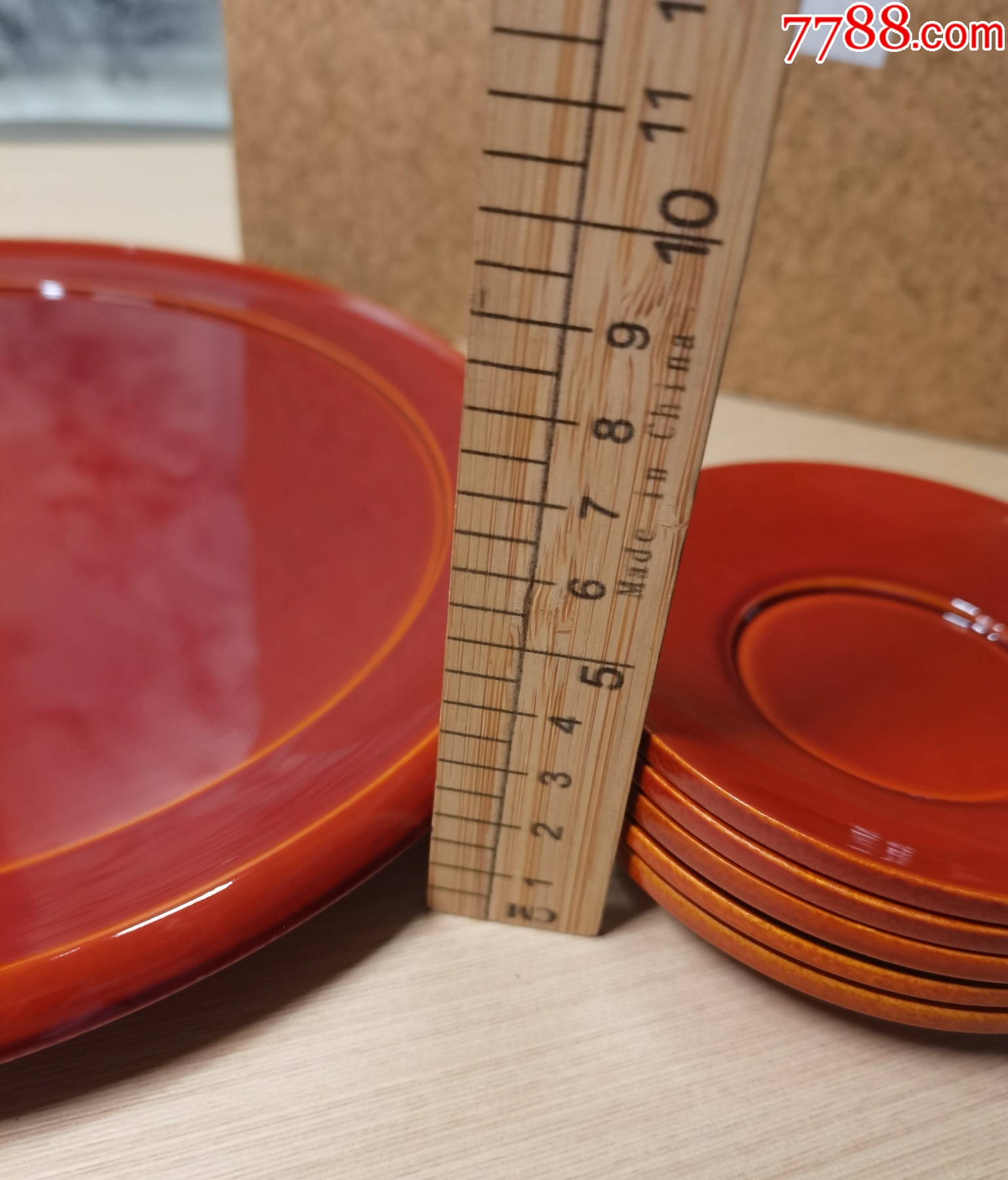 回流木胎赤紅大漆茶具一套（全新全品帶原盒）_價格168元_第13張_7788商城__七七八八商品交易平臺(7788.com)
