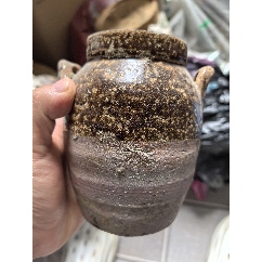 景德镇建国瓷厂黄釉堆白菊花杯一对_黄釉瓷_怀旧时光古玩店【7788红宝书】