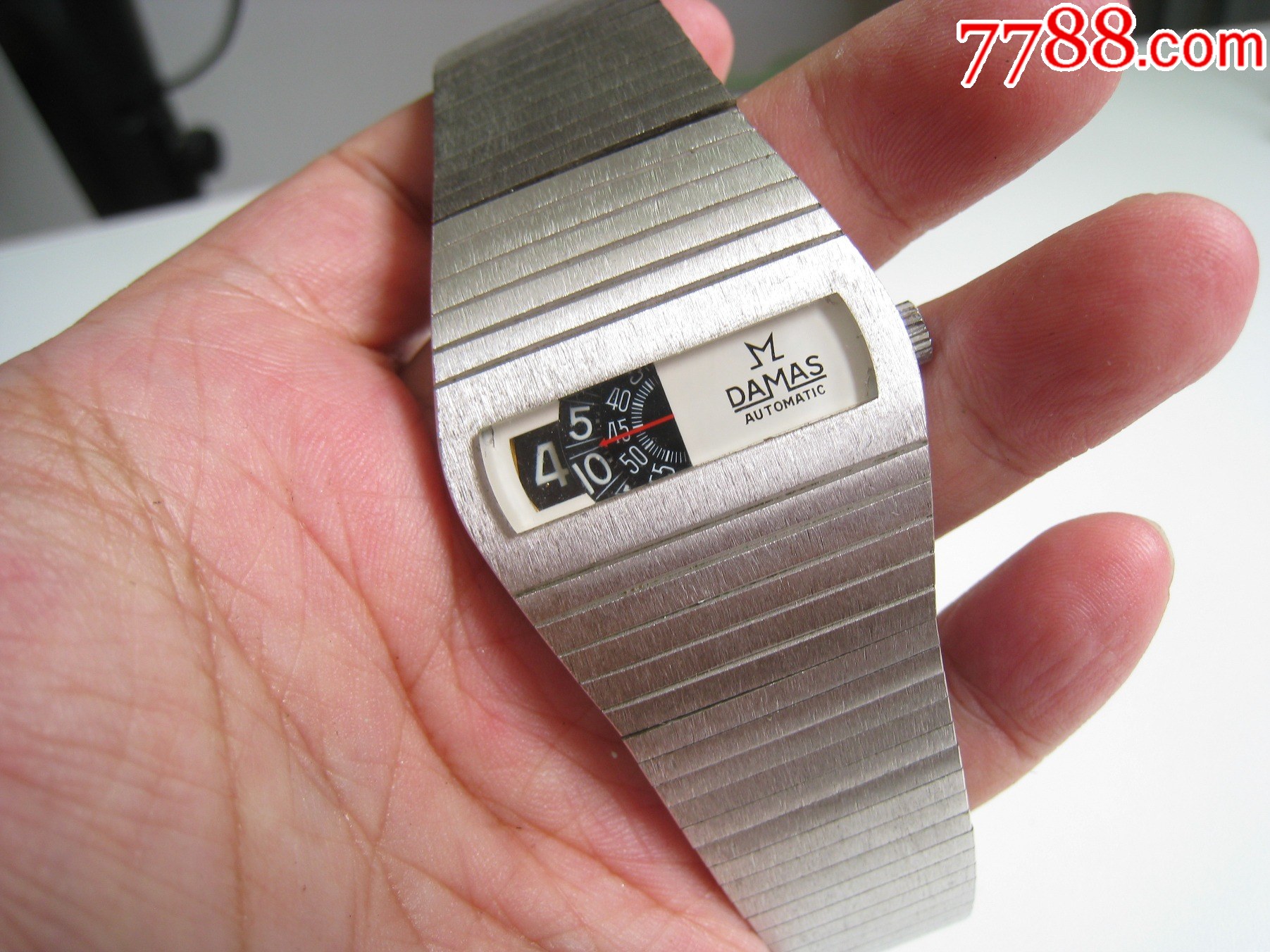 大馬士2062機(jī)械跳時(shí)瑞士表【自動(dòng)機(jī)械】男好品【表帶小瑕疵】_價(jià)格760元_第3張_