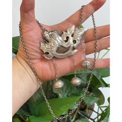 古玩旧藏清代老银锁_银锁/银项链_贪睡小企鹅的店【7788红宝书】