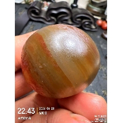 玛瑙 置物 颜色水头很漂亮的【老玛瑙雕八卦图】小挂件（包老）_玛瑙_路旁小店欢迎