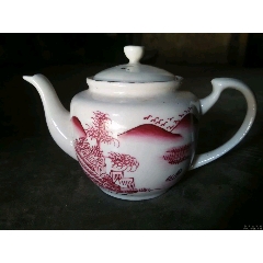 5185晚清寿桃纹粉彩贡盘_旧瓷器_汉唐老普古玩店【7788旧书网】