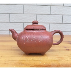 荆溪钱弘文制】【紫砂镂空四足壶】_紫砂壶_古臻阁店【7788旧书网】