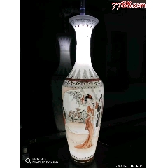 清代五彩人物茶壶，画工好，瓷质好，壶身完整，很好的收藏标本_旧瓷器_